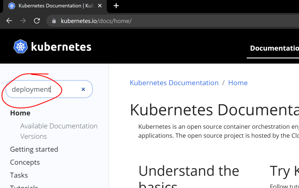 Create Kubernetes deployment yaml file using Kubernetes doc.